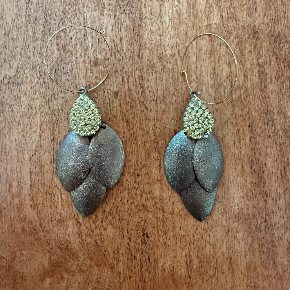 Fun Brass & Faux Rhinestone